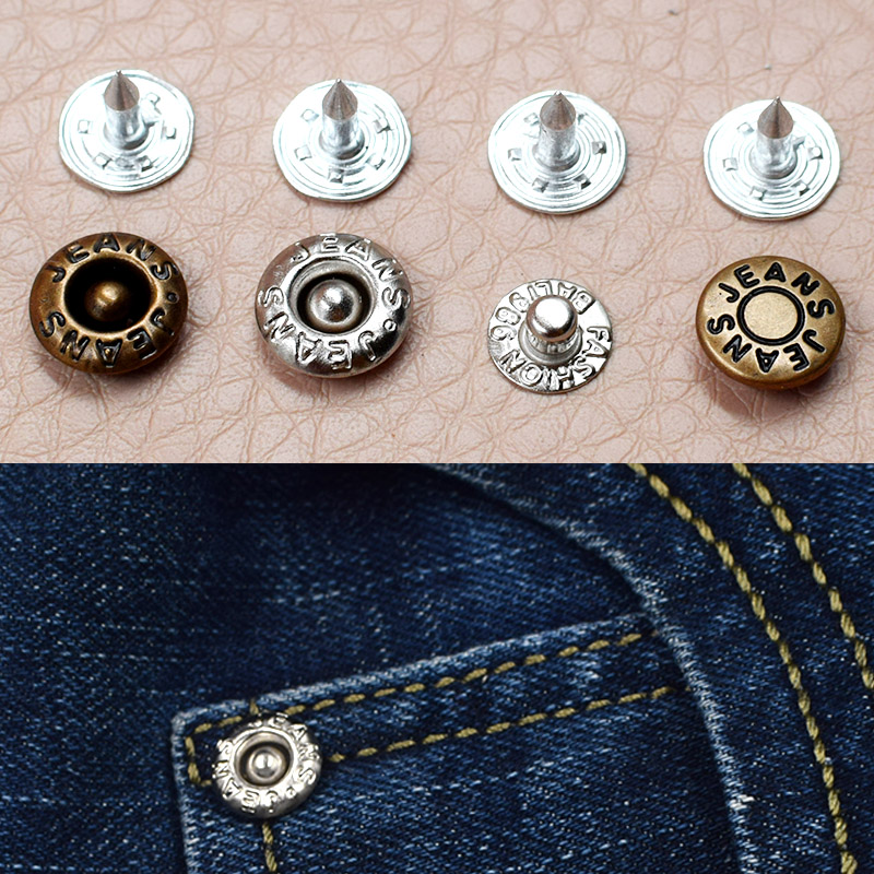 Snap Fastener Set - Jeans Buckle Decorative Accessories Round Buttons