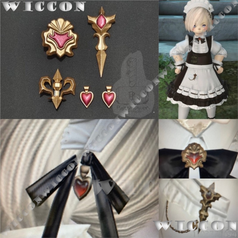 Cosplay Prop 3D Print Settings - Classic Maid Uniform Accessories Set Game