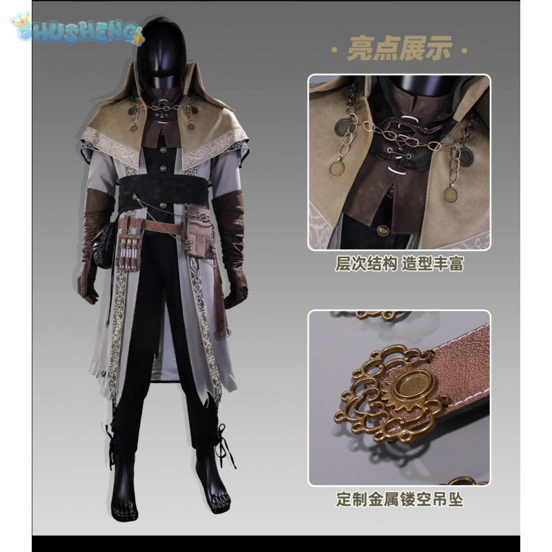 Bloodborne Cosplay Prop - Game Bloodborne Tomb Prospector Cosplay Costume