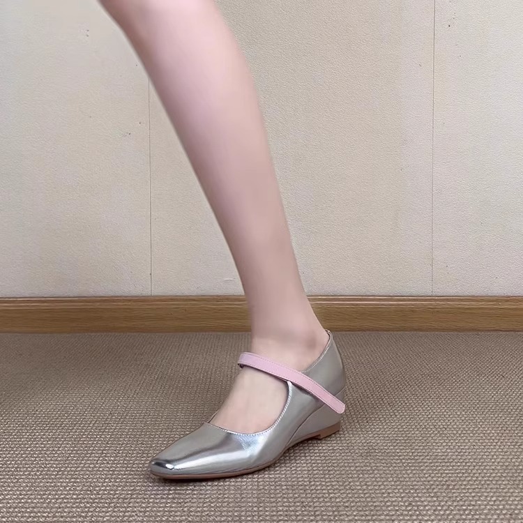 Women's Wedge Square Toe Shall - đánh giá và giá Velcro Hook Loop