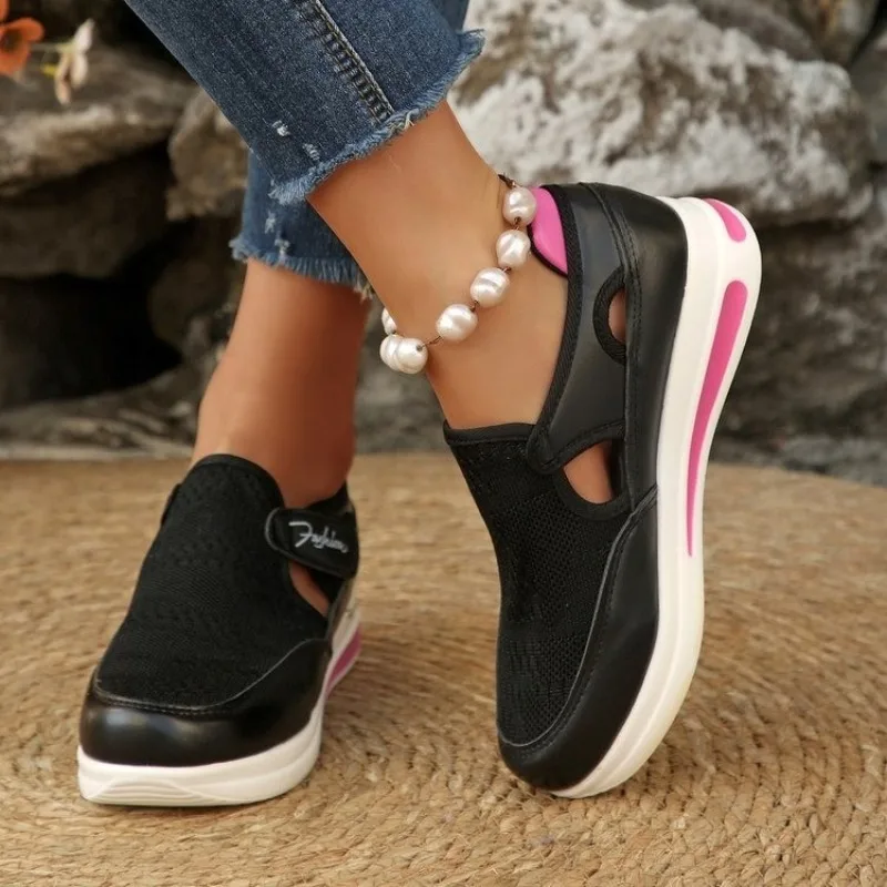 Women Platform Slip on Sneaker - đánh giá và giá Velcro Hook Loop