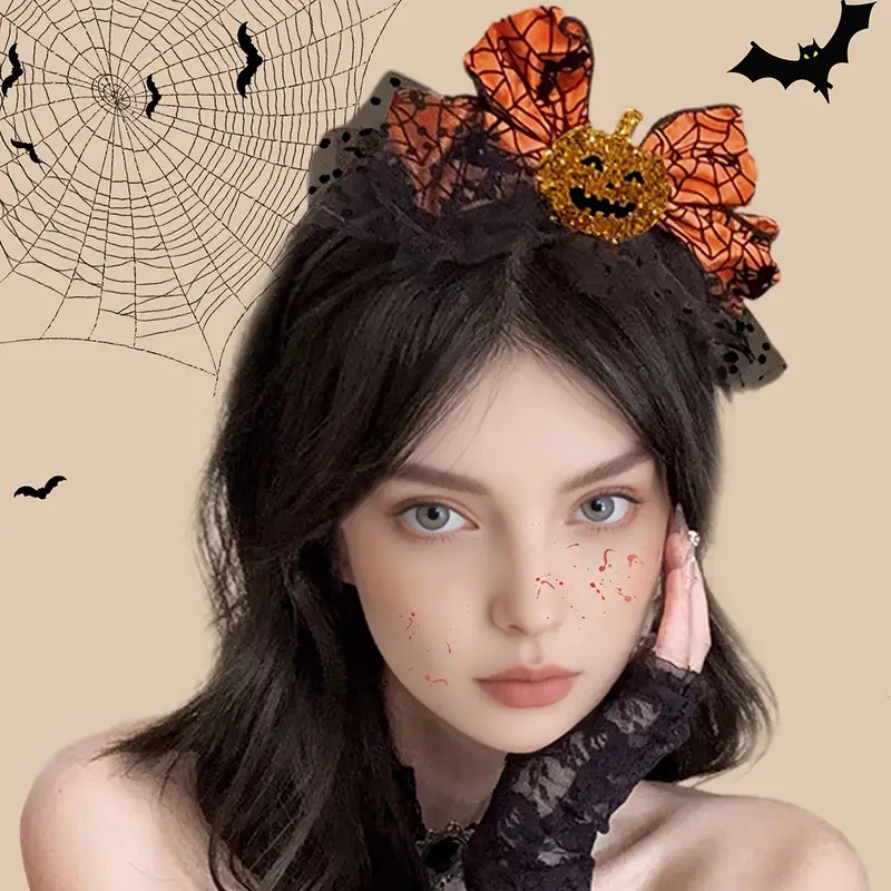 1pc Halloween Pumpkin Bow Head - đánh giá và giá Cosplay Bat Prop