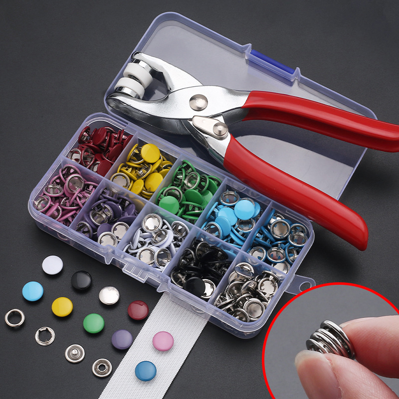 Plier Tool+50 Set Metal Sewing - đánh giá và giá Snap Fastener Set
