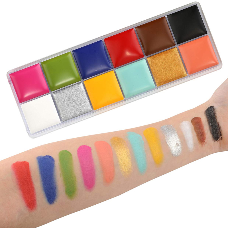 SFX Makeup Kit 12 Color Face B - đánh giá và giá Body Paint Sfx