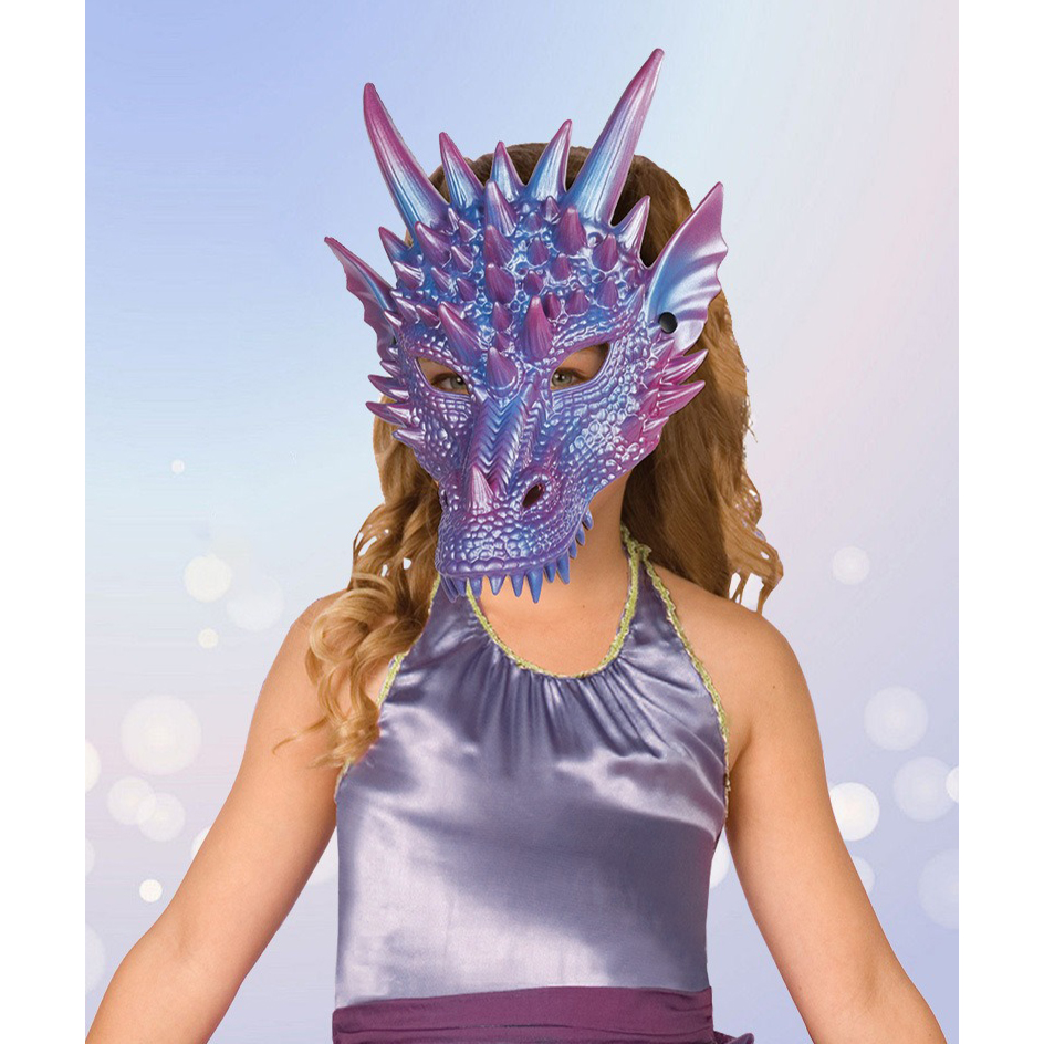 Pearl Blue Dragon Mask 3D Prin - đánh giá và giá Cosplay Prop Blueprints