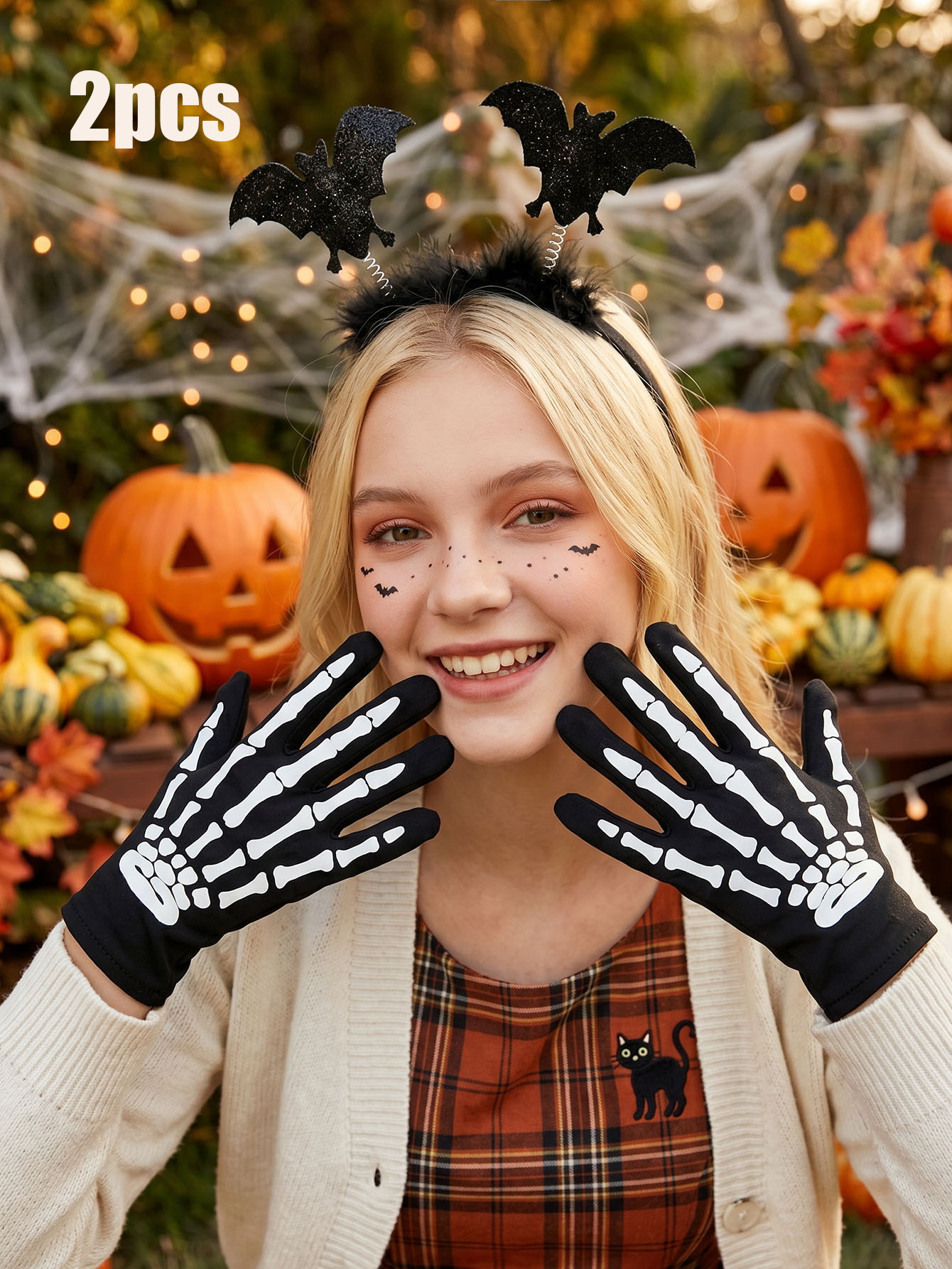 2Pcs Teen Girls Halloween Acce - đánh giá và giá Cosplay Bat Prop