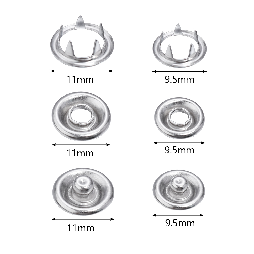 SAUVOO 50sets Iron Snap Button - đánh giá và giá Snap Fastener Set