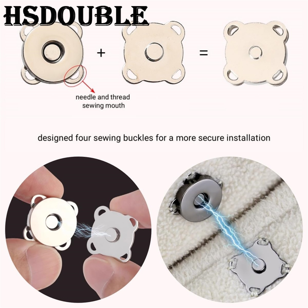10 Sets Metal Magnetic Snap Fa - đánh giá và giá Snap Fastener Set