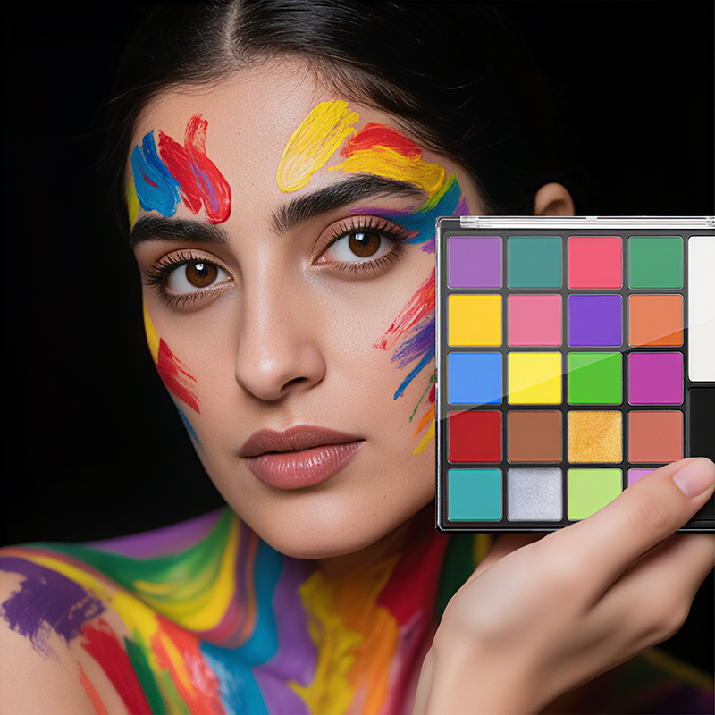 22-Color Face Body Paint Set O - đánh giá và giá Body Paint Sfx