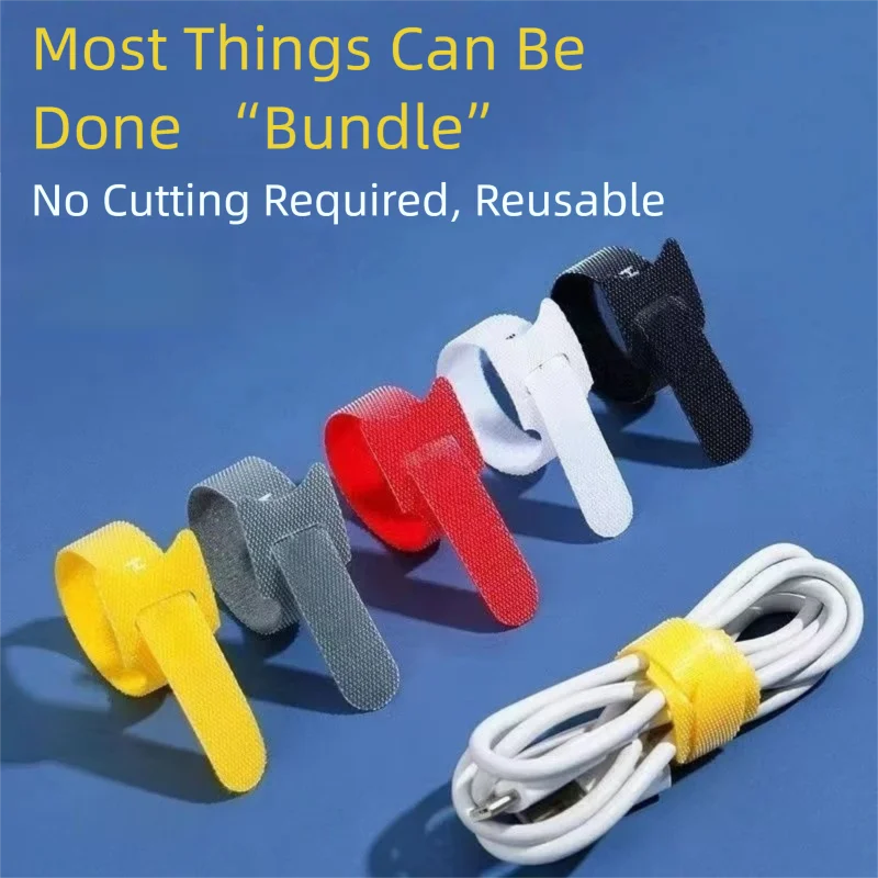 Cut-Free Reusable Cable Organi - đánh giá và giá Velcro Hook Loop