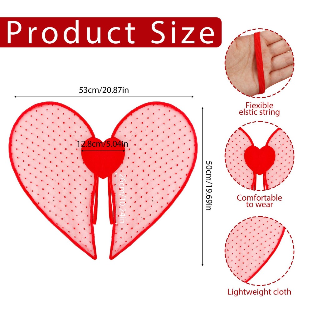 Organza Material Heart Wings C - đánh giá và giá Cosplay Prop Designer