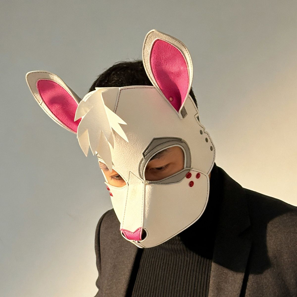 Punk Rabbit Mask White Bunny P - đánh giá và giá Free Cosplay Prop Patterns
