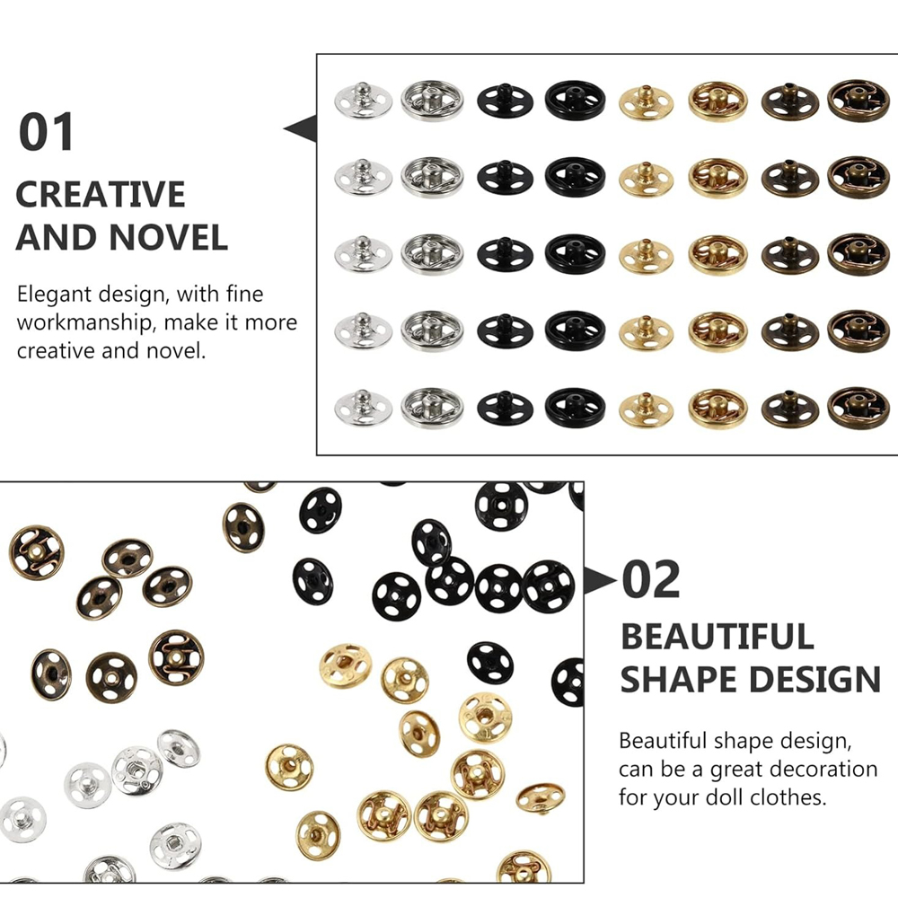Stainless Steel Sew-on Snap Bu - đánh giá và giá Snap Fastener Set