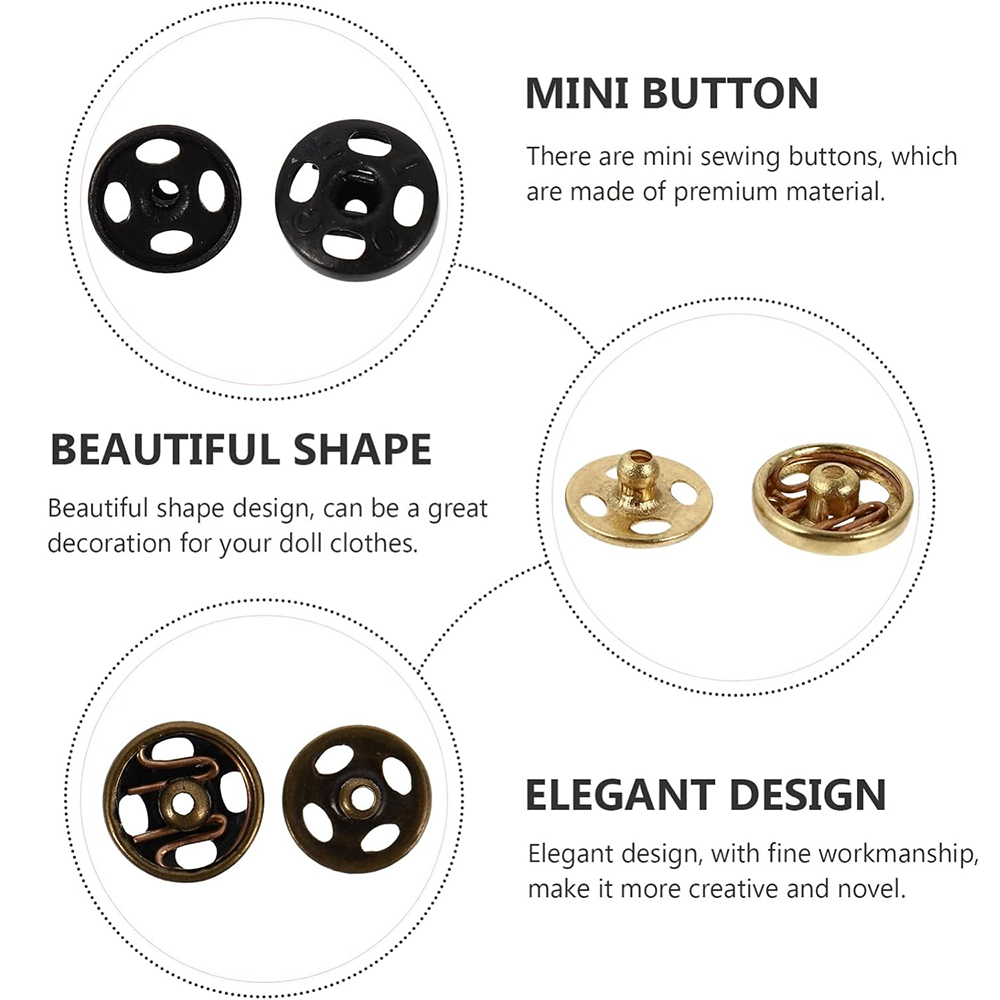 Stainless Steel Sew-on Snap Bu - đánh giá và giá Snap Fastener Set