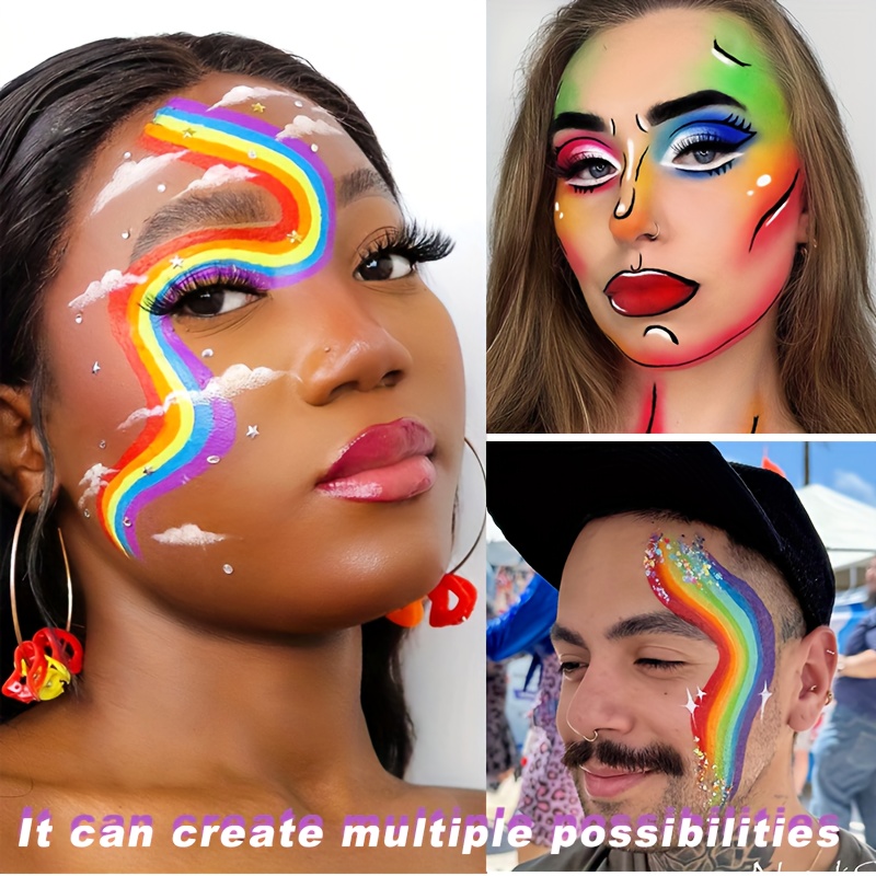 Rainbow Face and Body Paint Se - đánh giá và giá Body Paint Sfx