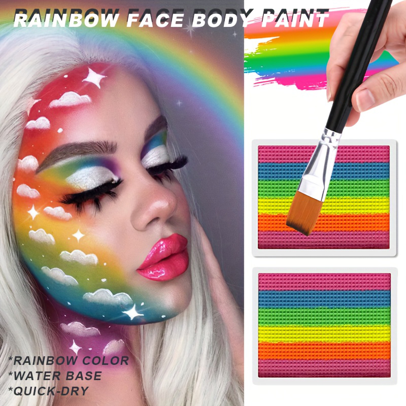 Rainbow Face and Body Paint Se - đánh giá và giá Body Paint Sfx