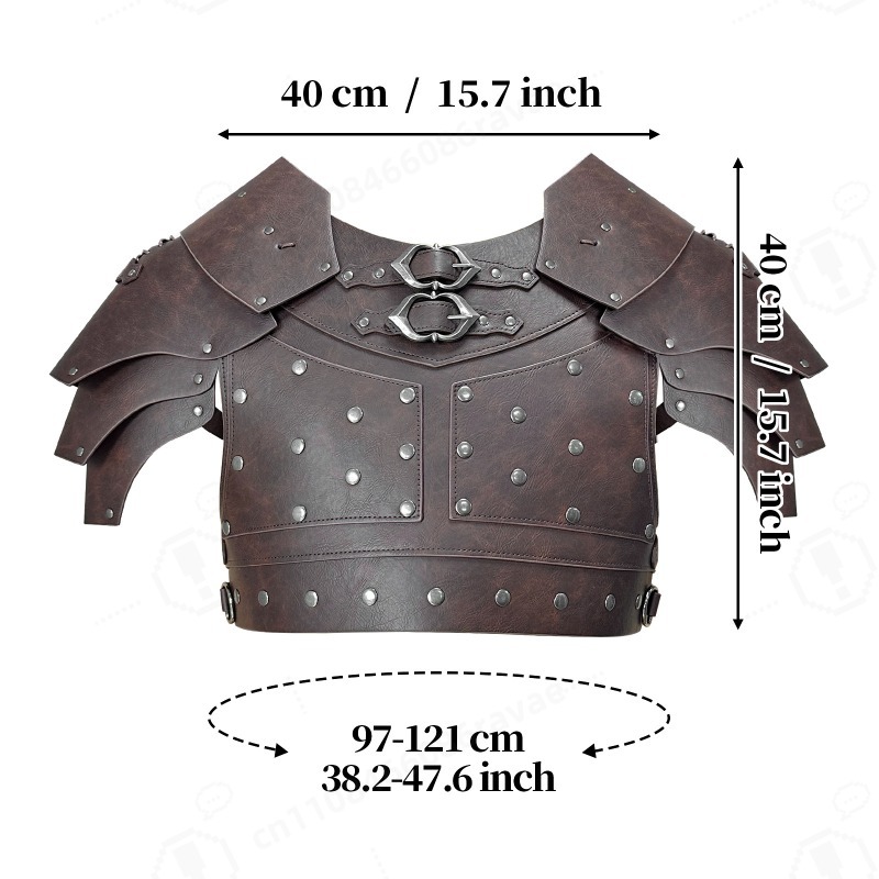 Medieval Studded Shoulder Ches - đánh giá và giá Cosplay Prop