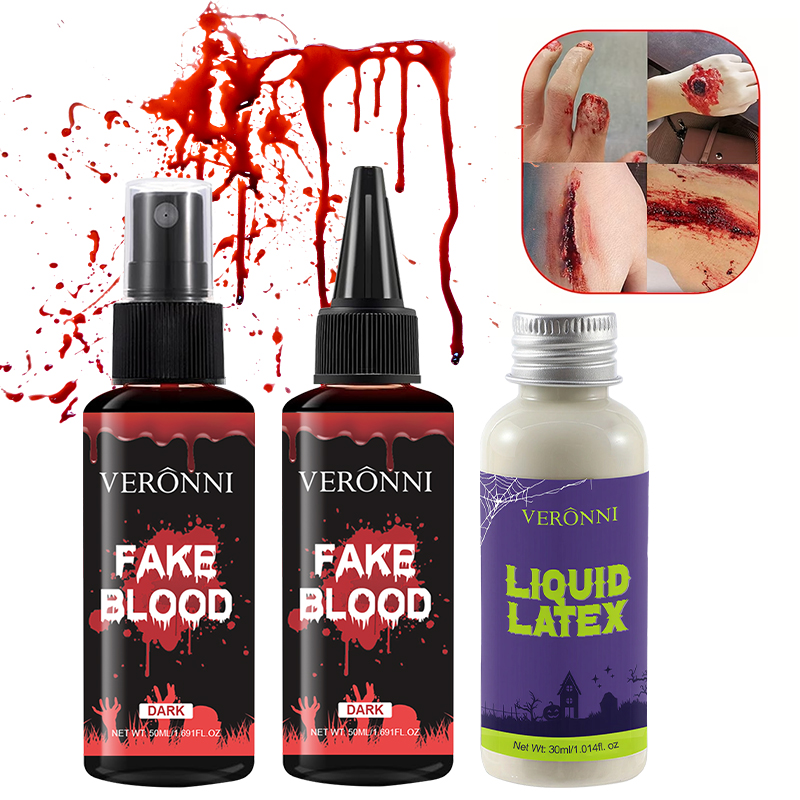 Halloween 50ml Fake Blood Spra - đánh giá và giá Body Paint Sfx