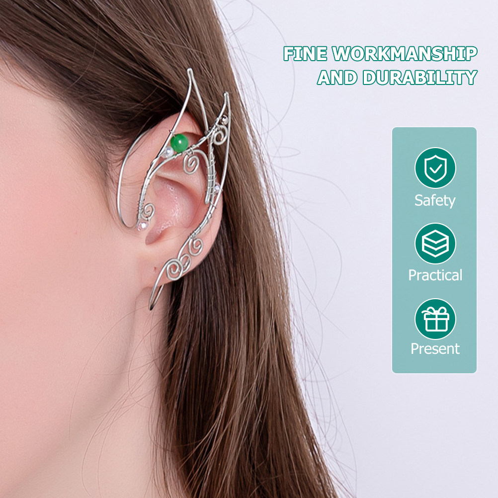 1Pair Fairy Ear Cuffs Non Pier - đánh giá và giá Cosplay Prop Designer