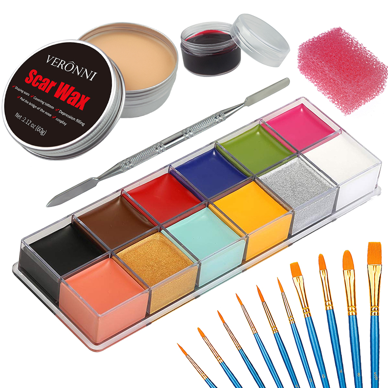 6PCS SFX Trang Điểm Kit 12 Màu - đánh giá và giá Body Paint Sfx