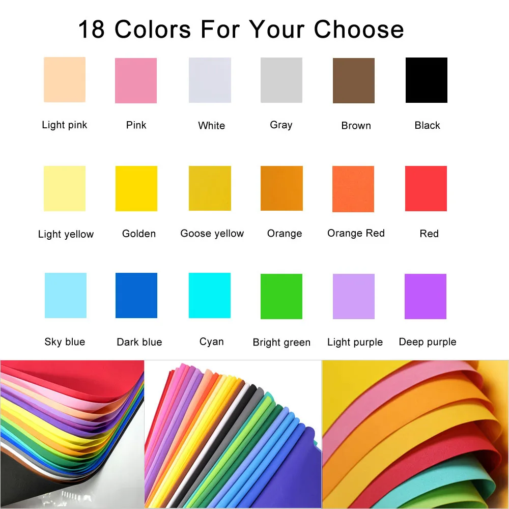 1/18Pcs Colorful EVA Foam Shee - đánh giá và giá Cosplay Prop Foam