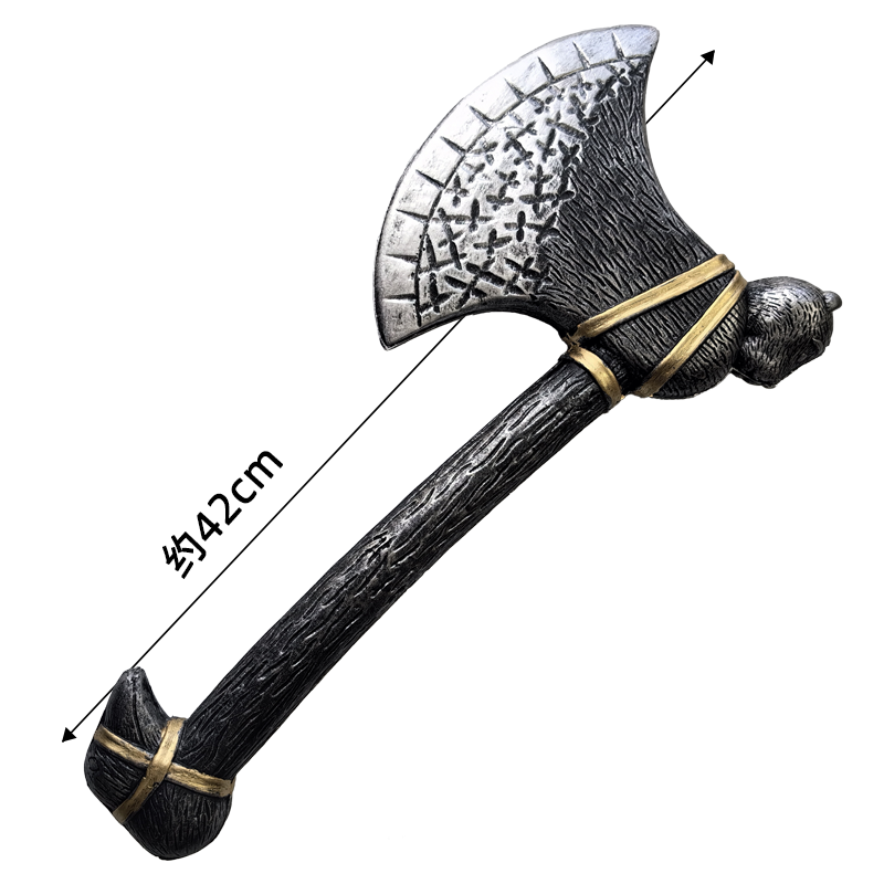 Halloween Axe Prop Dog Head Ax - đánh giá và giá Cosplay Prop Axe