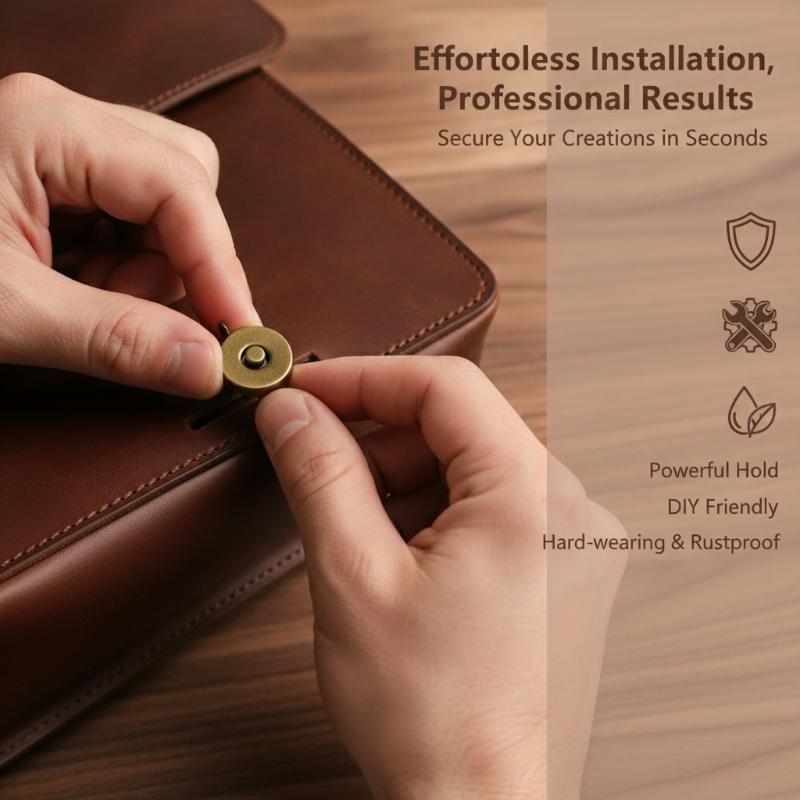 1 Set Magnetic Snap Fasteners  - đánh giá và giá Snap Fastener Set