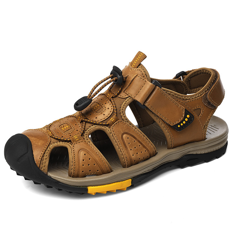 Large Size New Summer Men's To - đánh giá và giá Velcro Hook Loop