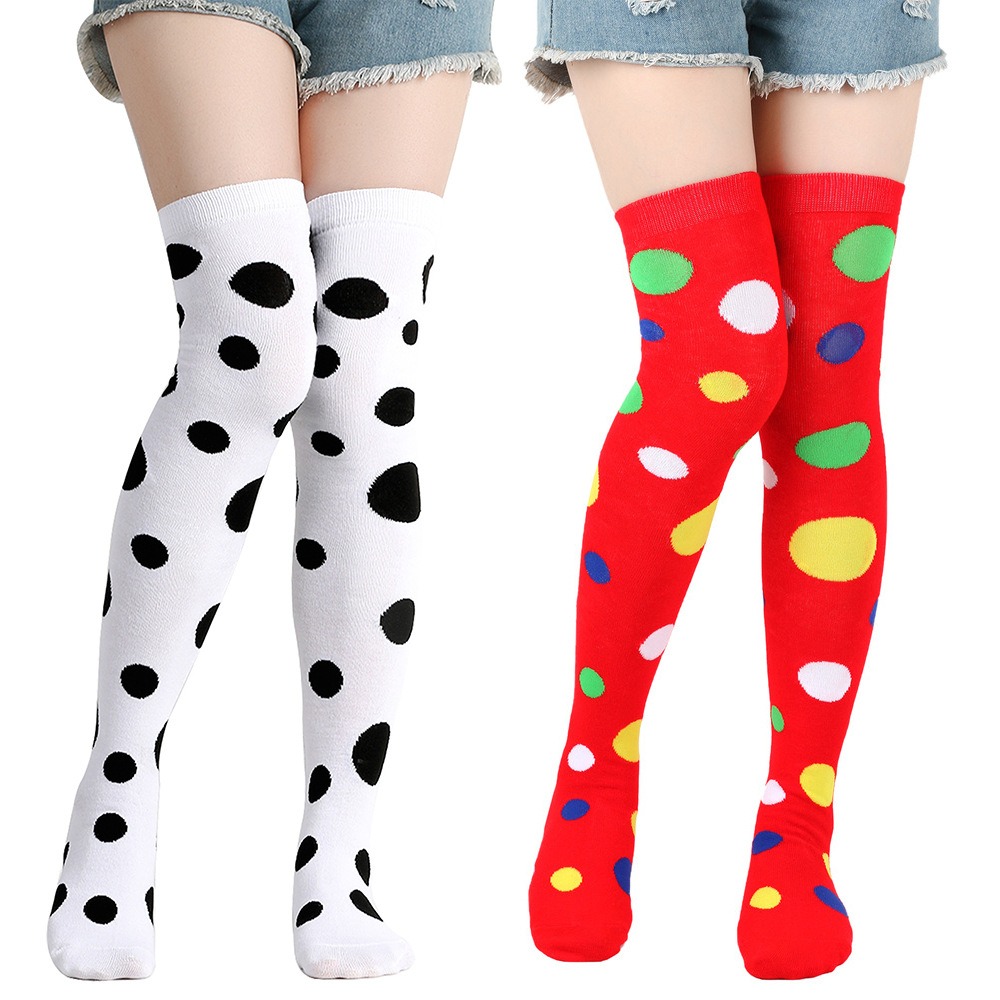Cartoon Polka-dot Cow Stocking - đánh giá và giá Cosplay Prop Designer