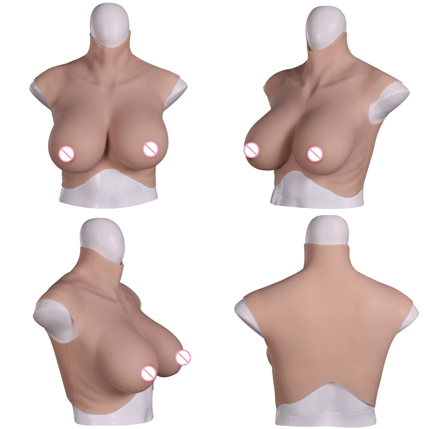 Fake Boobs For Men Silicone Fi - đánh giá và giá Cosplay Prop Filler