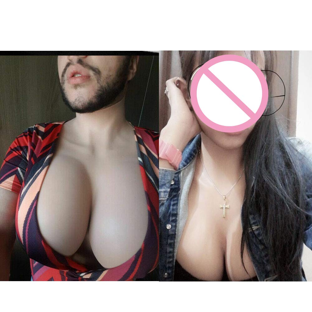 Fake Boobs For Men Silicone Fi - đánh giá và giá Cosplay Prop Filler