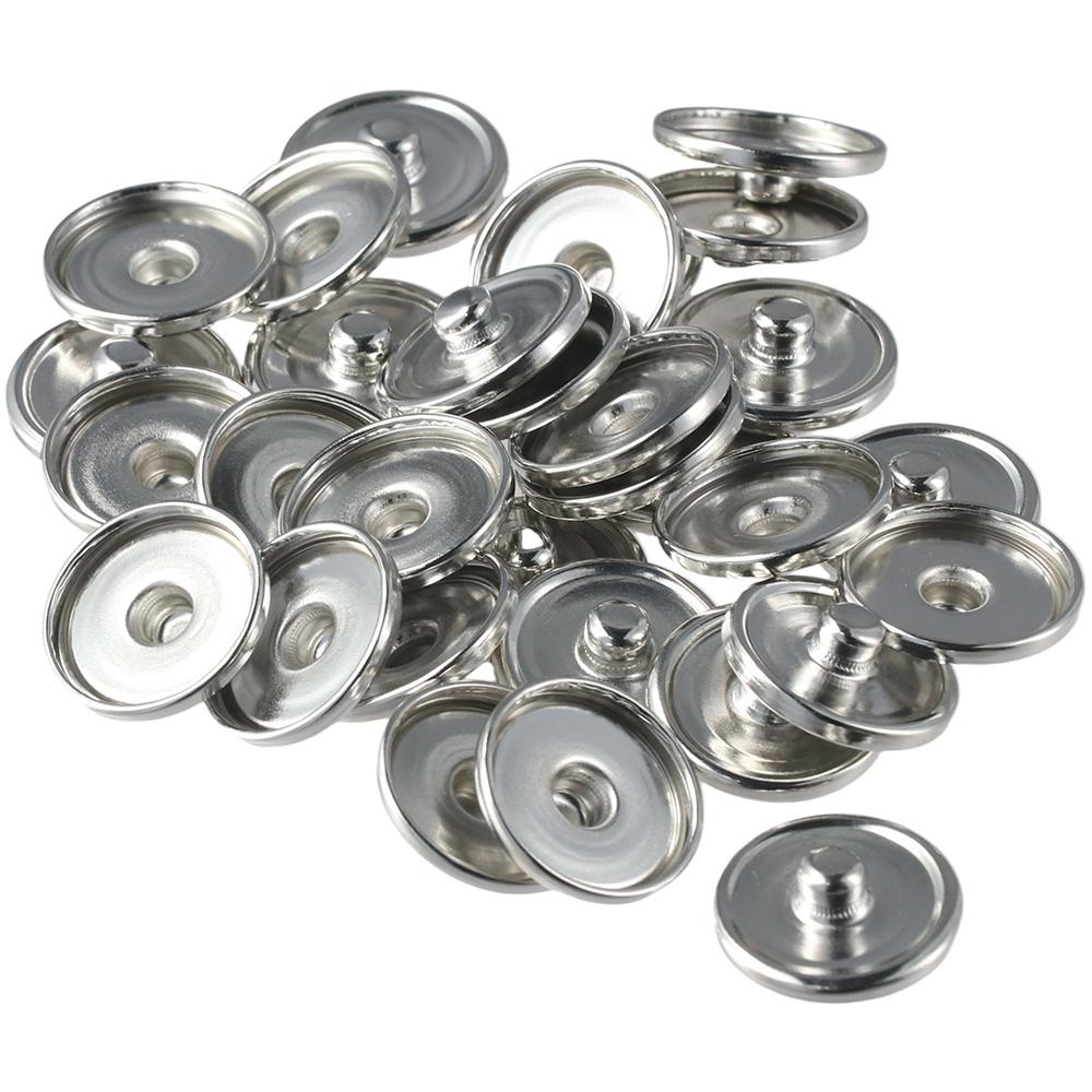 Cabochon Settings metal Hemmed - đánh giá và giá Snap Fastener Set