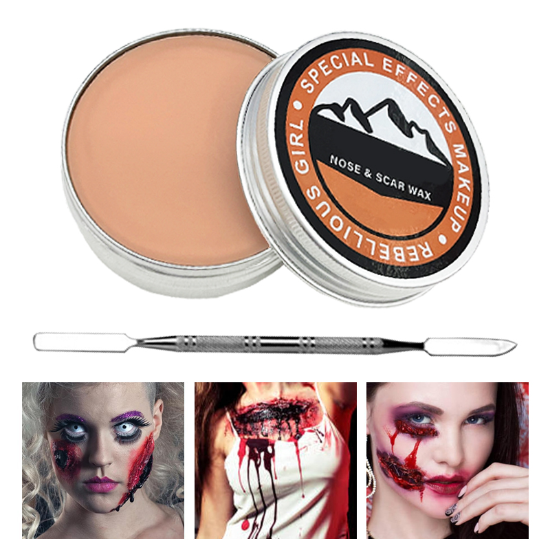 SFX Makeup Kit Scars Wax Hallo - đánh giá và giá Body Paint Sfx