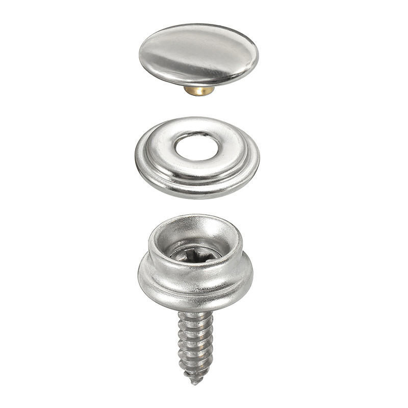 10 Sets Stainless Steel Tappin - đánh giá và giá Snap Fastener Set