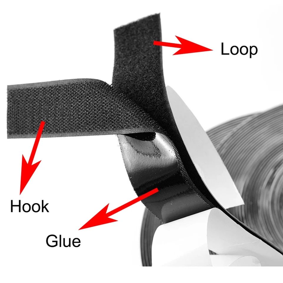 1/2/5M 20-50mm Strong Self Adh - đánh giá và giá Velcro Hook Loop
