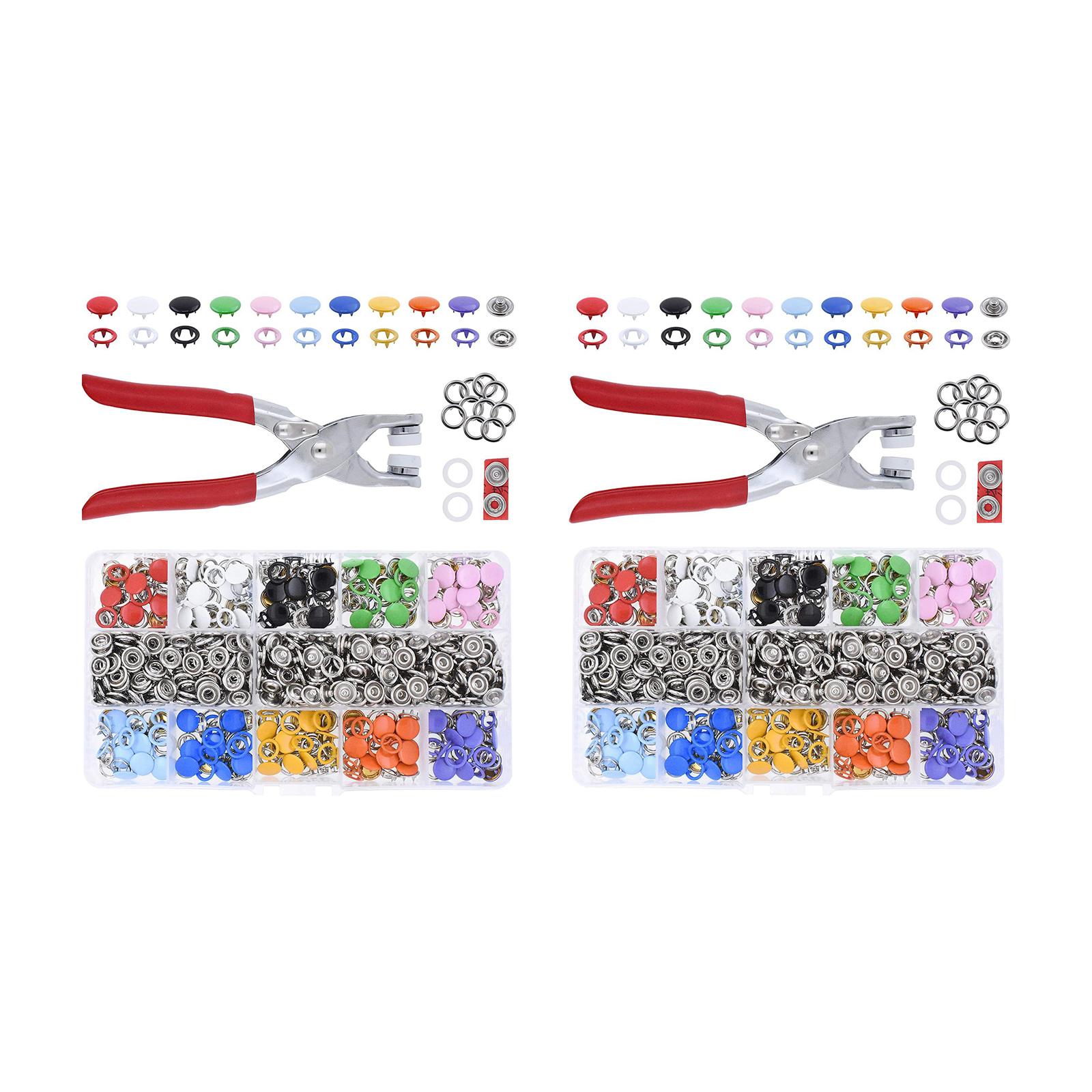 Snap Fasteners Set 100 Hollow  - đánh giá và giá Snap Fastener Set