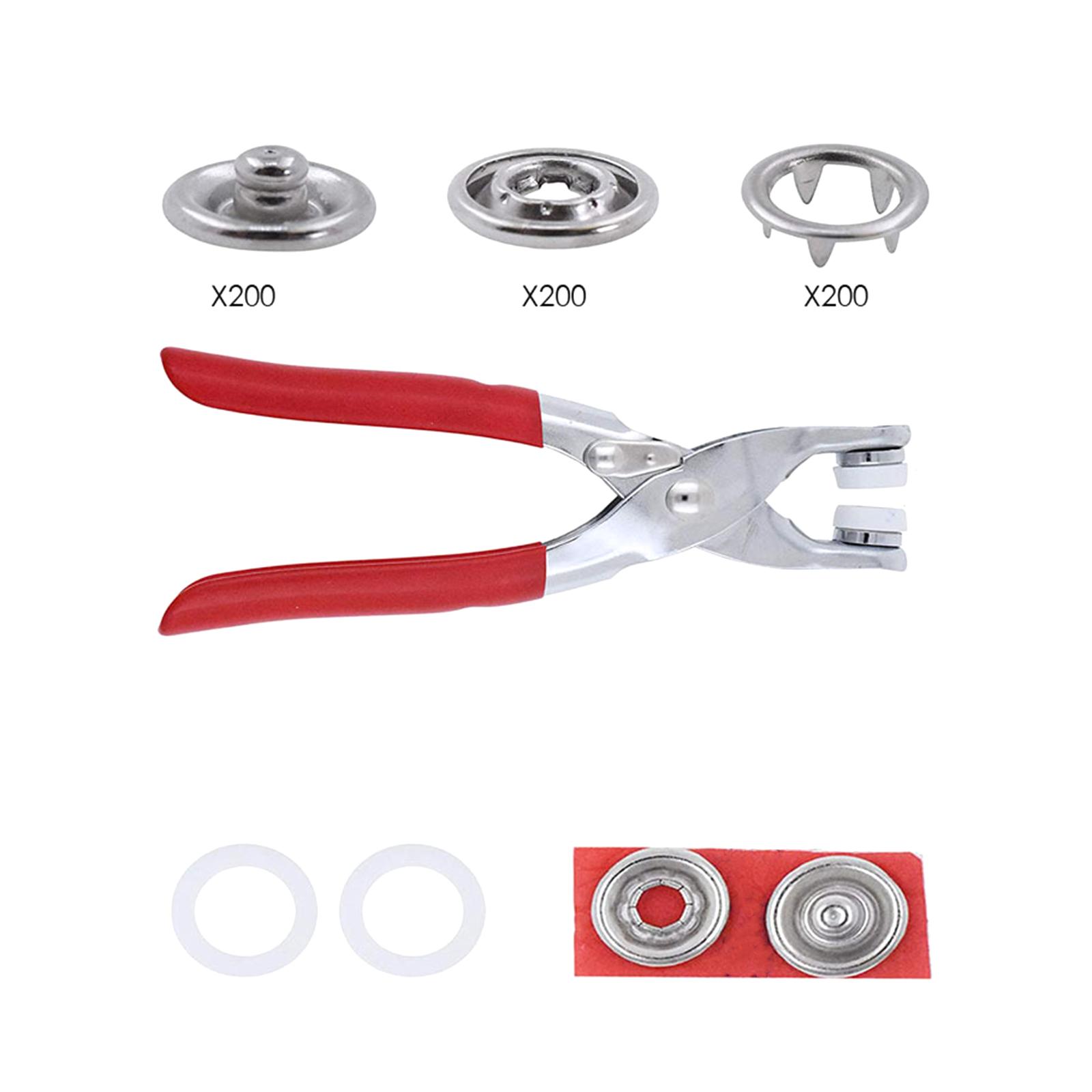 Snap Fasteners Set 100 Hollow  - đánh giá và giá Snap Fastener Set