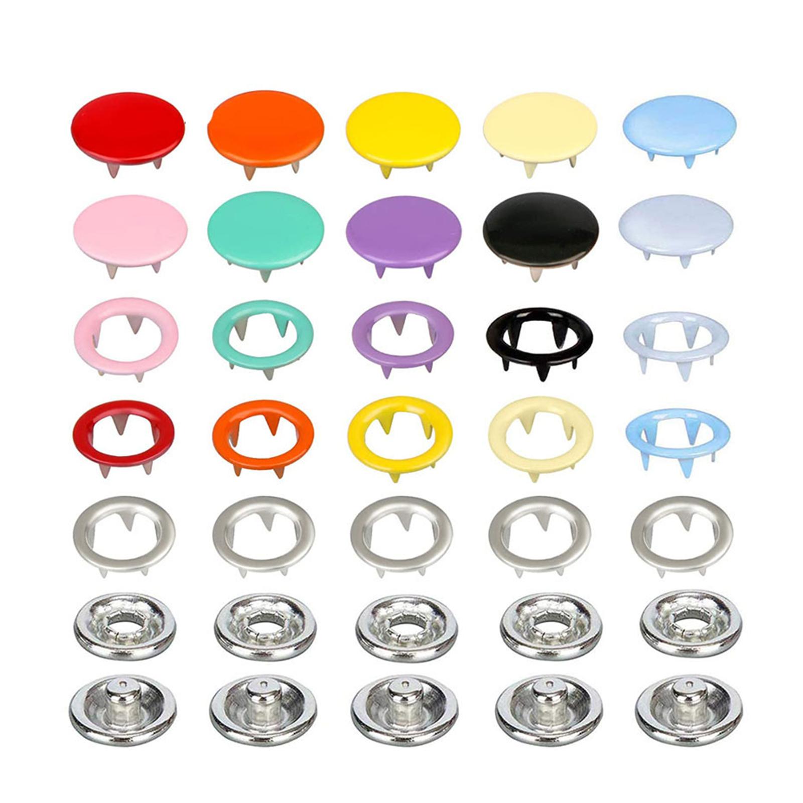 Snap Fasteners Set 100 Hollow  - đánh giá và giá Snap Fastener Set