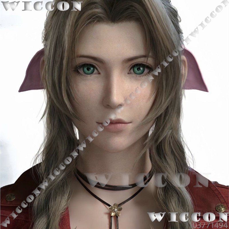 Aerith Gainsboroug FF 7 Final  - đánh giá và giá Aerith Cosplay Prop
