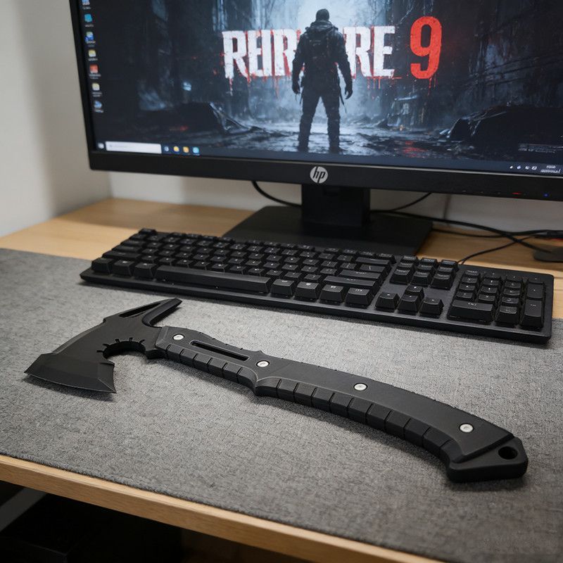 Cosplay Biohazard RE9 3D Print - đánh giá và giá Cosplay Prop Axe