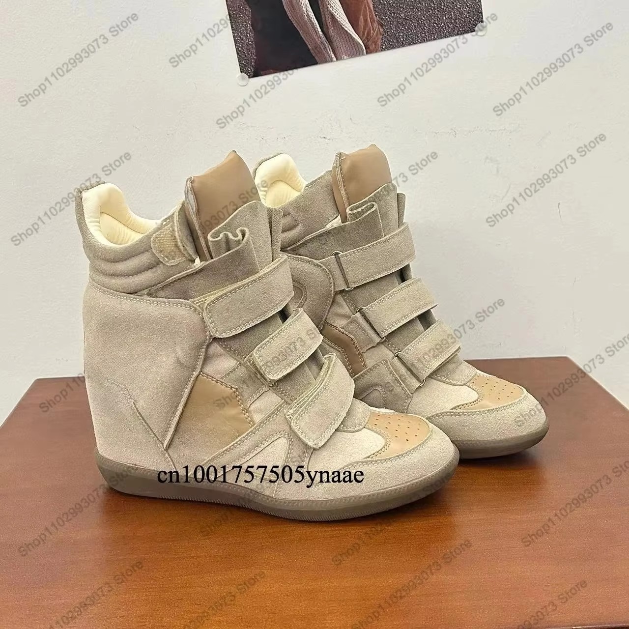Women Hidden Wedge Heel High‑T - đánh giá và giá Velcro Hook Loop