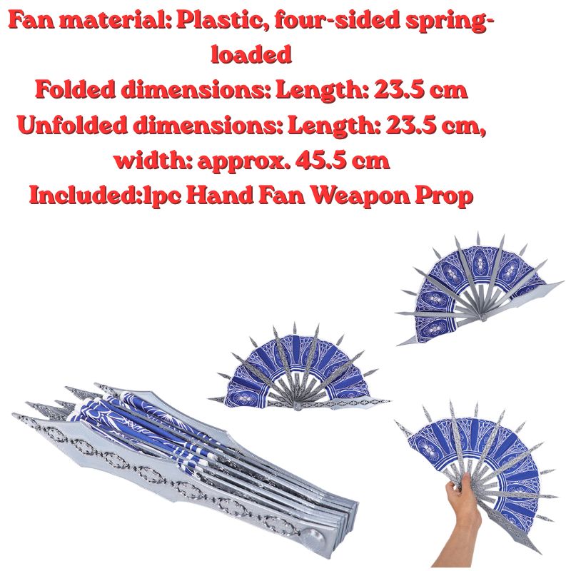 Anime Kitana Cosplay MK Blue H - đánh giá và giá Cosplay Prop Blueprints